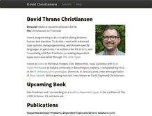 Tablet Screenshot of davidchristiansen.dk